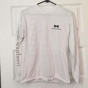 Simply southern longsleeve Pineapple shirt size S